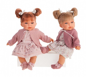 Кукла Альма в фиолетовом, озвученная, 37 см. (Antonio Juans Munecas, 1550Bl)